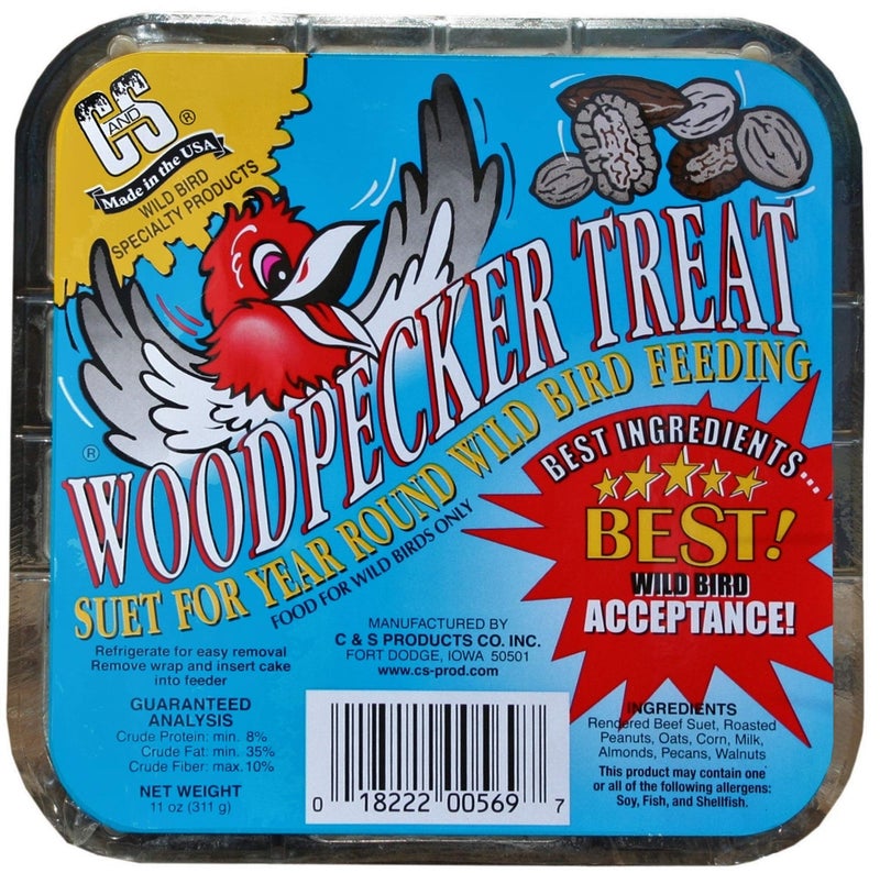 CS C&S Woodpecker Treat 11 Ounces, 12 Pack - Image 1